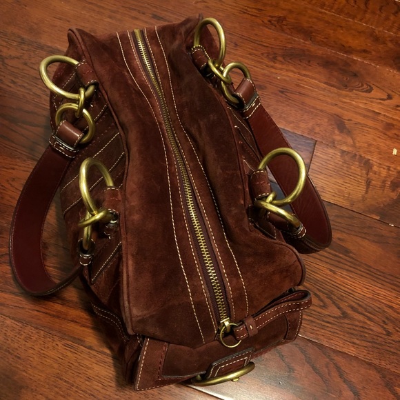 Burgundy Coach Handbag 👜 - Picture 4 of 8